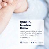 Cover der CCP Spendenborschüre | © CCP MedUni Wien